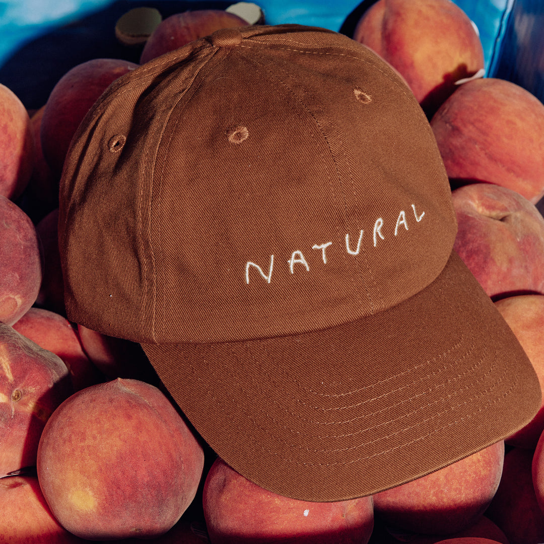 'Natural' Embroidered Cap