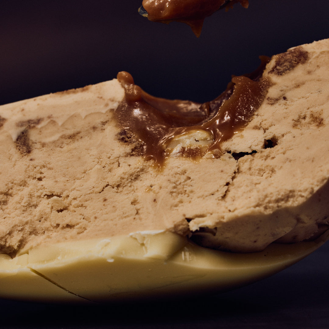 PRE-ORDER ONLY Dairy Salted Macadamia Blondie Ice Cream Filled Easter Egg